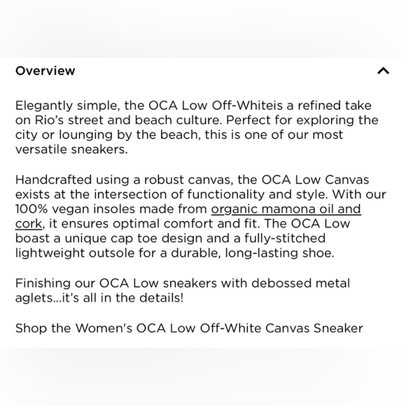 NIB Cariuma Off White Canvas OCA Low Size 6.5 Women’s - Picture 5 of 15